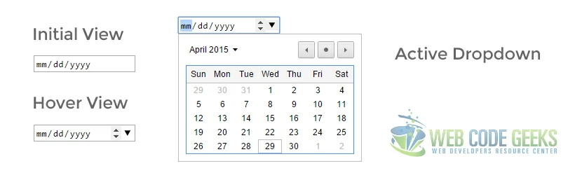 Date HTML5 Component - Not Restricted