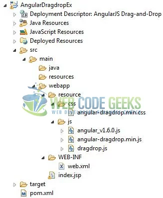 Angularjs deals java example